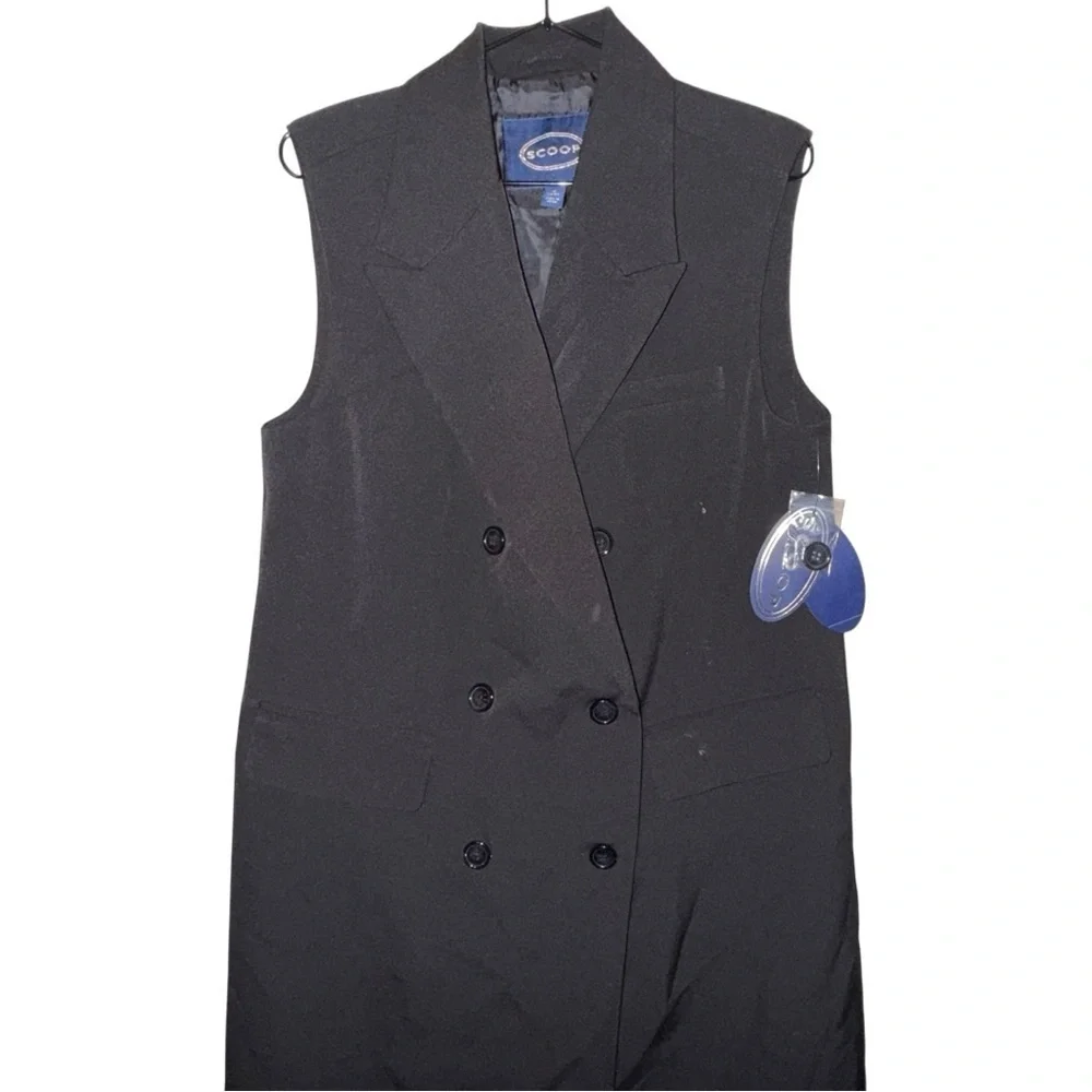 𝐍𝐖𝐓-𝐒𝐂𝐎𝐎𝐏 𝐁𝐋𝐀𝐂𝐊 𝐃𝐎𝐔𝐁𝐋𝐄 𝐁𝐑𝐄𝐀𝐒𝐓𝐄𝐃 𝐂𝐑𝐄𝐏𝐄 𝐌𝐀𝐗𝐈 𝐕𝐄𝐒𝐓 - Picture 4 of 11